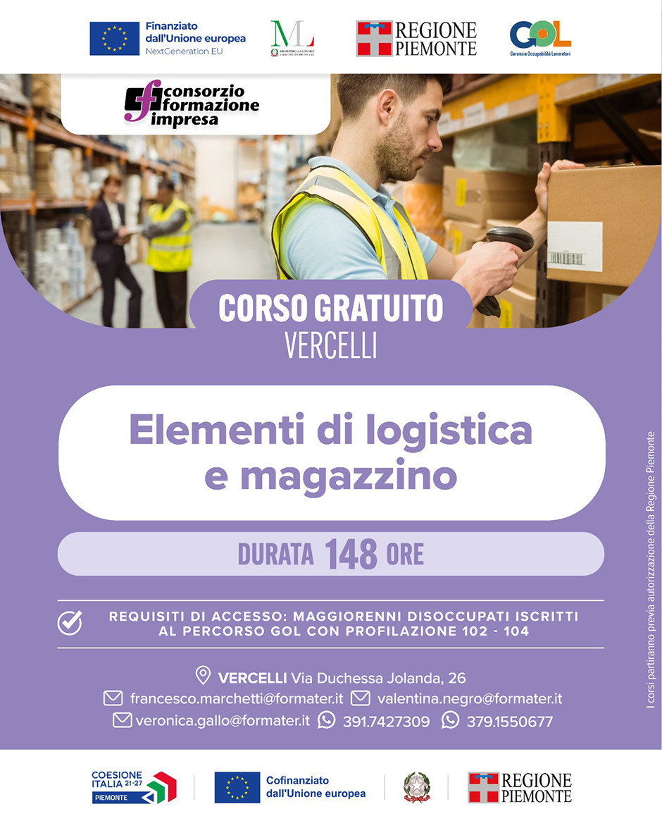 Elementi di logistica e magazzino